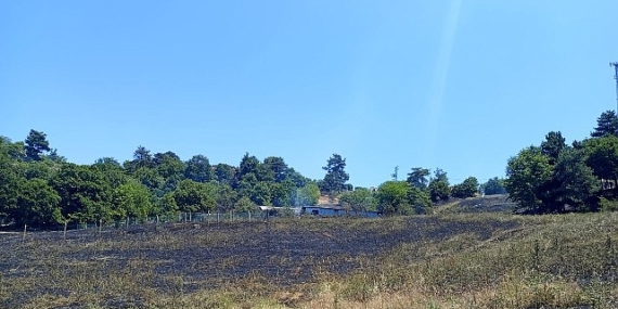 Dağyenice’de yangın söndürüldü