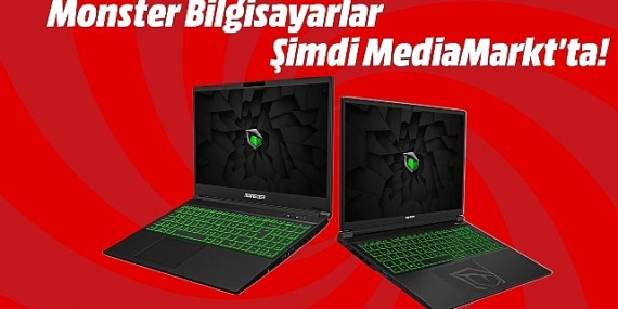 Monster oyun bilgisayarları MediaMarkt mağazalarında!